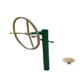 新國標(biāo)戶外健身器材健身路徑公園體育運動轉(zhuǎn)輪扭腰器