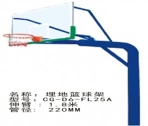 籃球架成人戶外固定式地埋標(biāo)準(zhǔn)比賽籃球框?qū)W校廣場家用室外籃球架